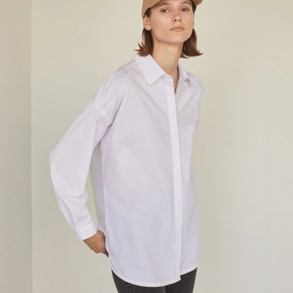 Yerse OVERSIZED POPLIN SHIRT - Picture 2 of 5